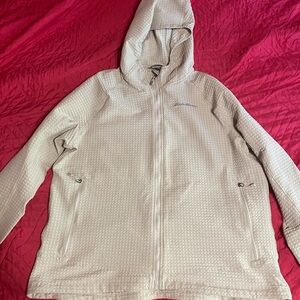 Eddie Bauer Light Gray Hooded Jacket